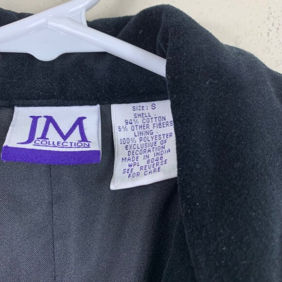 VTGJM Collection Patchwork Floral Embroidered Beaded Velour Jacket Sz Large - Picture 4 of 7